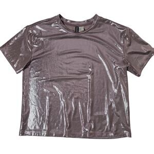 Divided Pink Shimmery Womens Shirt Size XS